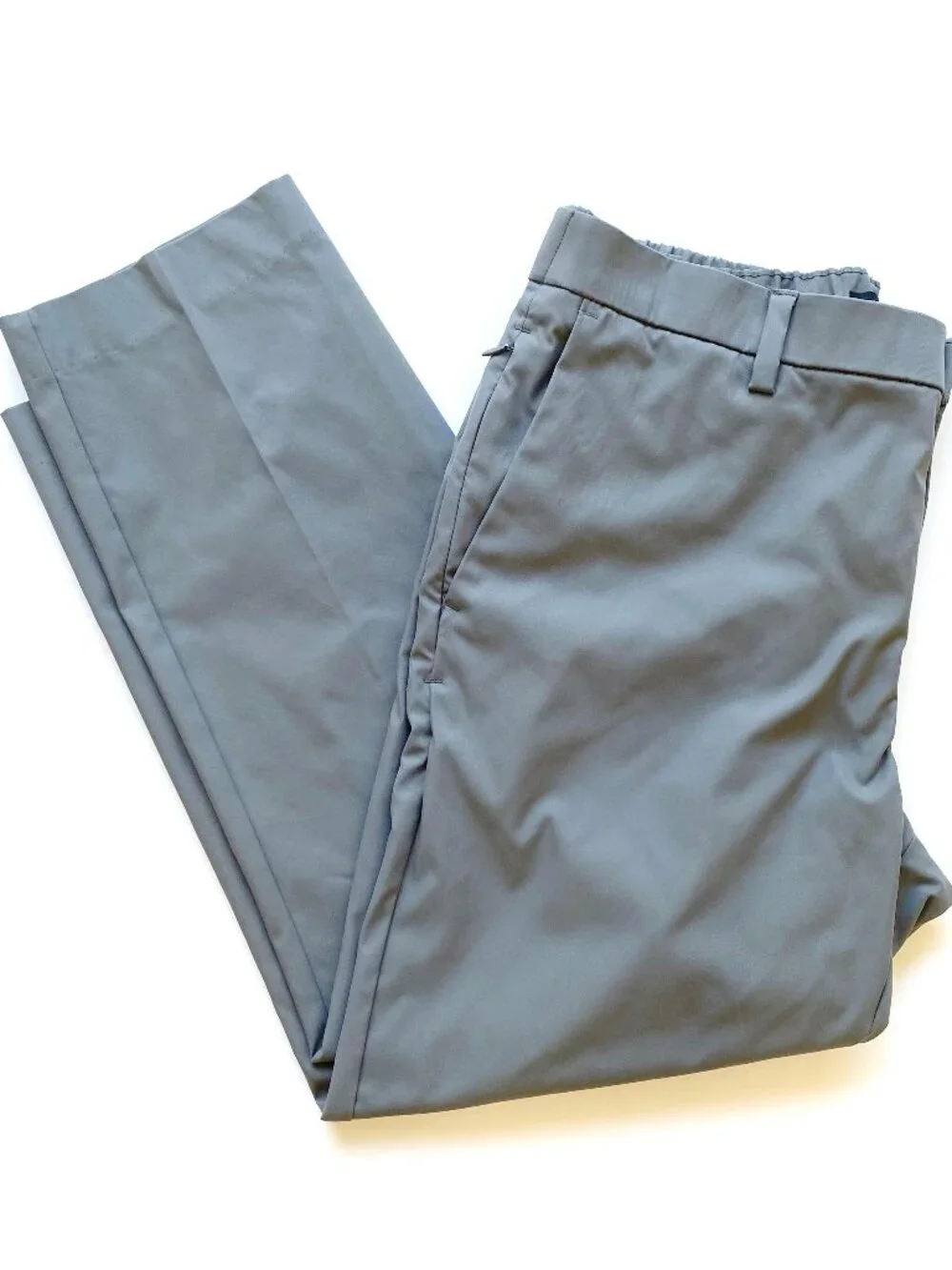 Banana Republic 36x29 Commuter Flex Pants Gray Travel Stretch Water Repellent